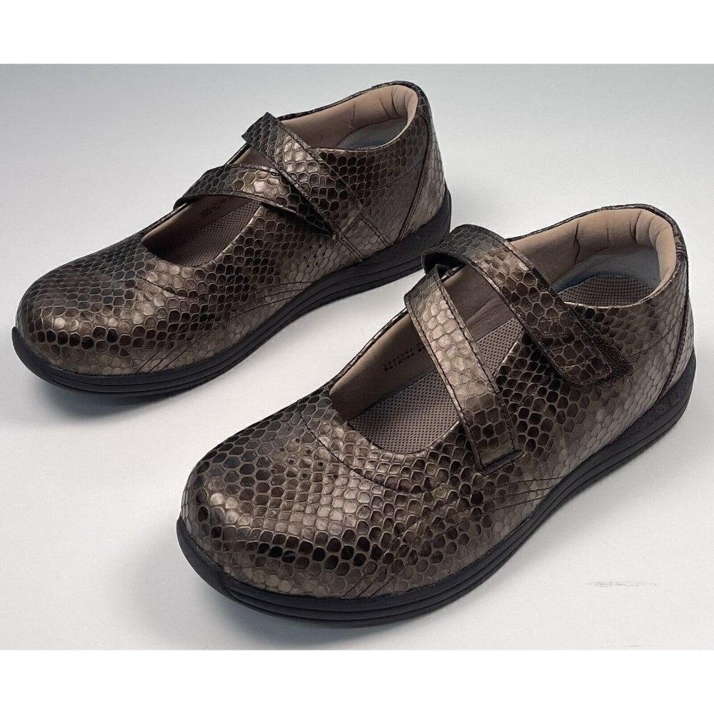 DREW Womens US 9.5 WW Orchid Nappa Bronze Orthopedic SHOES 14370-7F NWOB NEW
